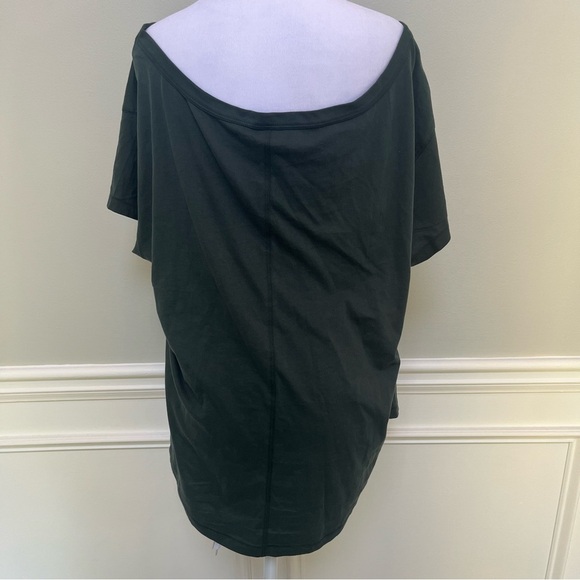 Fabletics Dark Green Oversized Tee S - Picture 4 of 10